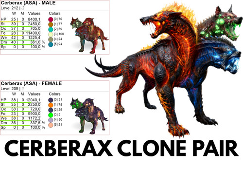 Cerberax clone ark survival - cerberax,
