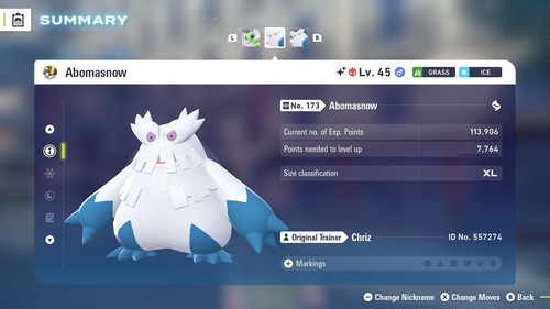 Shiny alpha abomasnow pokémon - shiny,