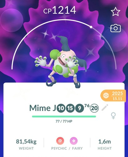 Pokemon shiny mime tra - pokemon✨shiny, mr.mime💥tra