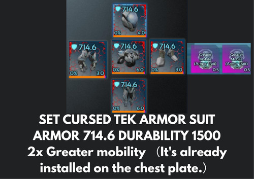 Cursed tek armatura tuta - cursed,