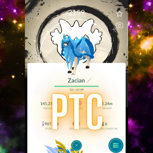 Pokémon shiny zacian go - pokémon,