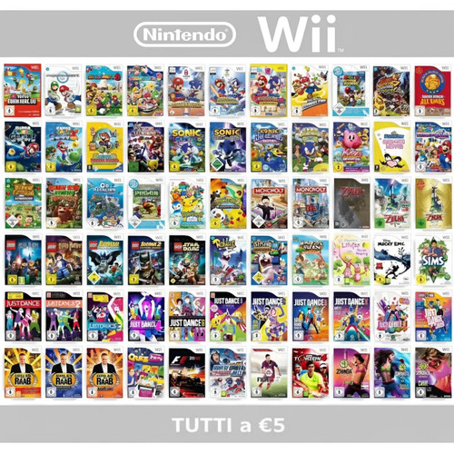 Nintendo wii gioco scelta - gioco,