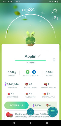 Shiny applin appletun - ✨, applin,