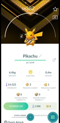 Shiny pikachu - pikachu, batik)