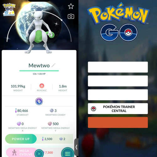 Pokémon ptc shiny mewtwo - -,