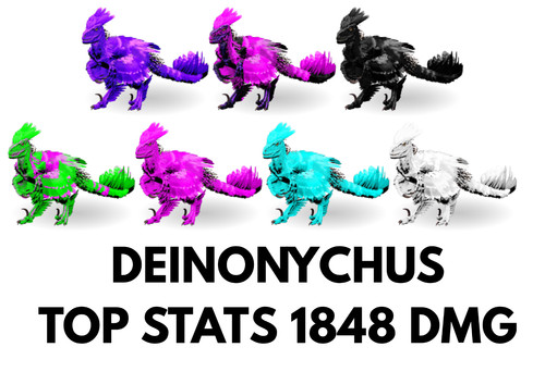 Deinonychus 1848 dmg top stats - 1848,
