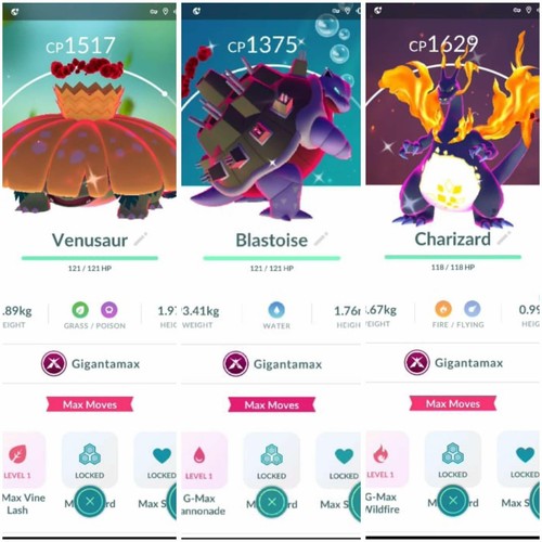 Shiny gigantamax charizard - gigantamax,