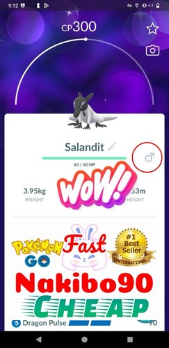 Pokemon shiny salandit - pokemon✨shiny,