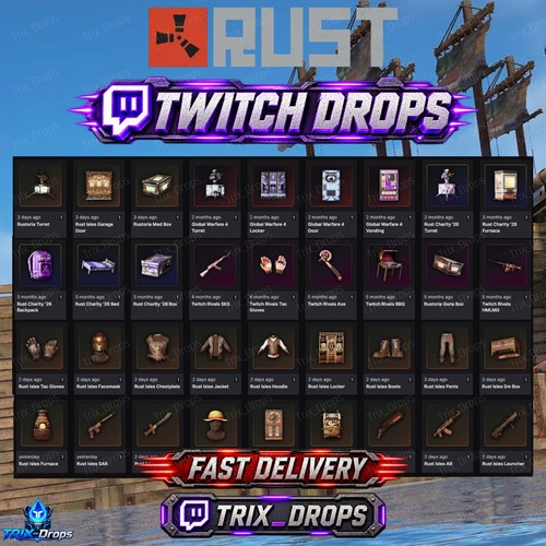 Gocce twitch rust round - gocce, di