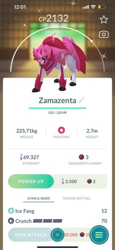 Zamazenta lucido p t c - lucido,