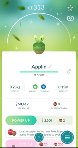 Shiny applin p t - ✨,
