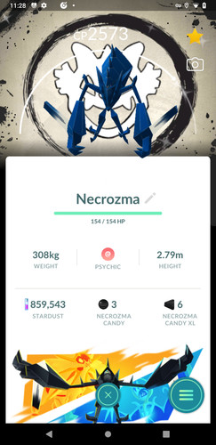 Sfondo necrozma lucido - sfondo, lg