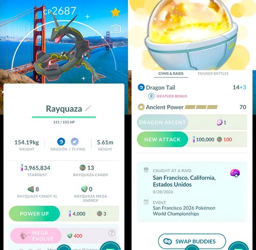 Pokémon shiny rayquaza san - pokémon, bg