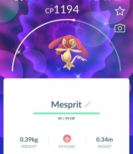 Shiny mesprit t - -, 80k