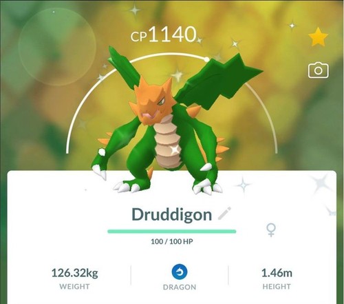 Shiny druddigon p - ✨,