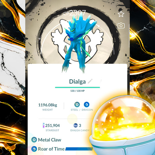 Pokémon shiny dialga origin - pokémon,