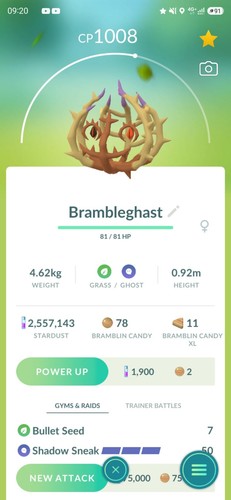 Brambleghast evoluzione - brambleghast, (evoluzione
