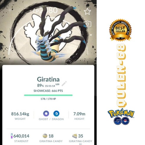 Pokémon shiny giratina o - go,