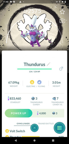 Sfondo thundurus lucido lg - ✨,