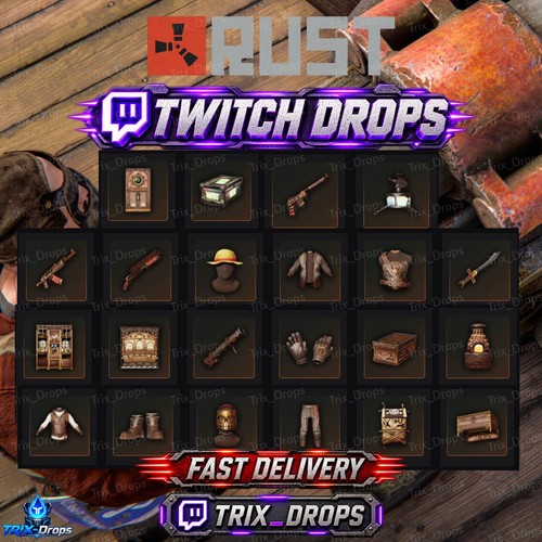 Rust twitch drops round - twitch, 53-