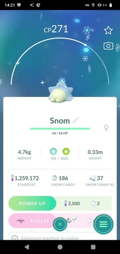 Pokemon shiny snom - pokemon, tr.a.d.e