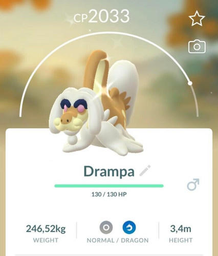 Shiny drampa t c - drampa, ✨