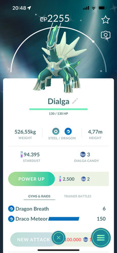 Dialga lucido t - -,
