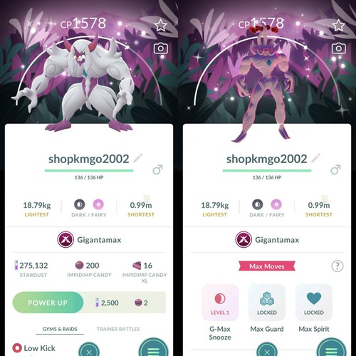 Shiny gigantamax grimmsnarl - shiny,