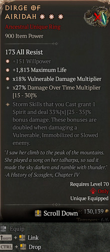 3ga dirge airidah diablo 4 - 3ga,