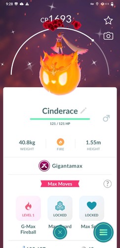 Shiny gigantamax cinderace - ✨shiny,