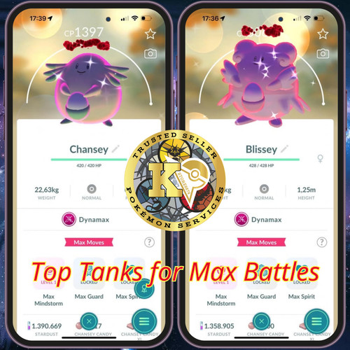 Shiny dynamax chansey - chansey,